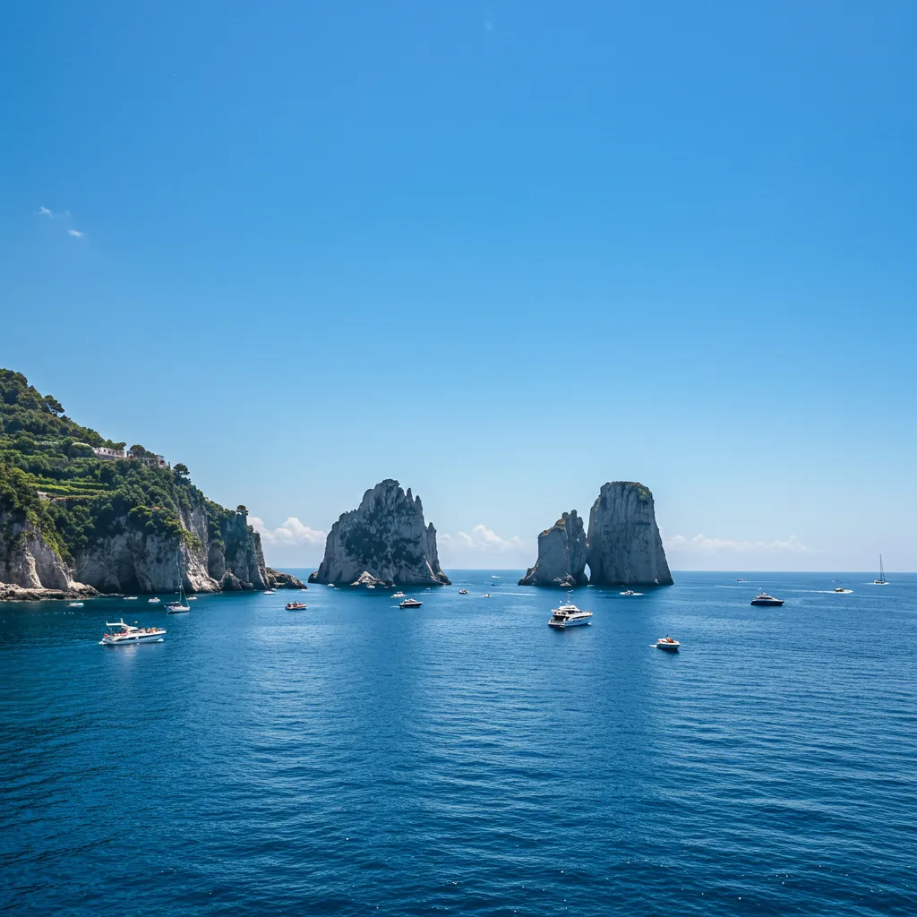 rochers Faraglioni de Capri