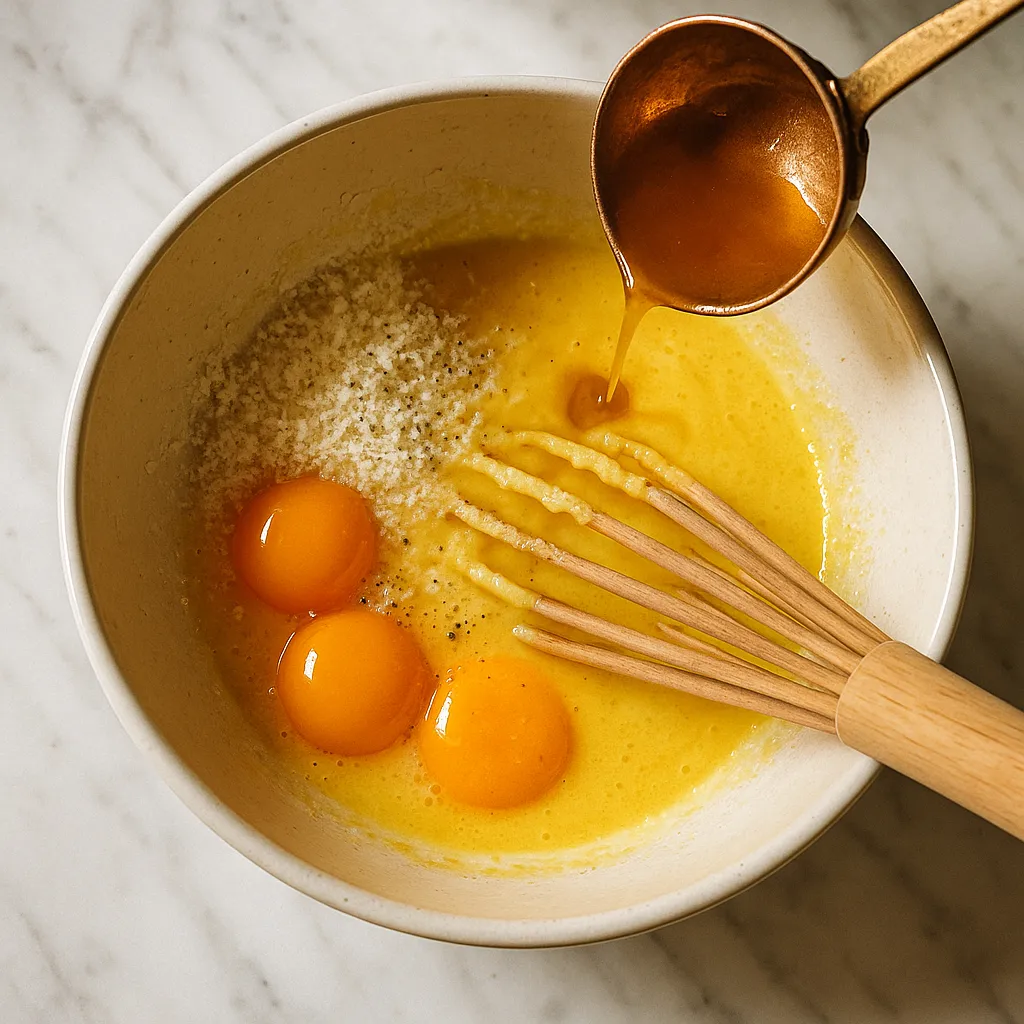 Préparation de la sauce